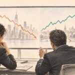 MARCHÉS FINANCIERS INTERNATIONAUX : le Nasdaq décroche, l’Europe résiste et le pétrole hésite Deux analystes observent les trajectoires opposées des marchés américains et européens.