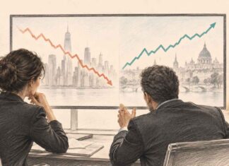 MARCHÉS FINANCIERS INTERNATIONAUX : le Nasdaq décroche, l’Europe résiste et le pétrole hésite Deux analystes observent les trajectoires opposées des marchés américains et européens.