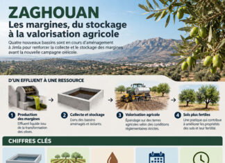 ÉCONOMIE CIRCULAIRE – Zaghouan : quatre bassins pour faire des margines une ressource agricole