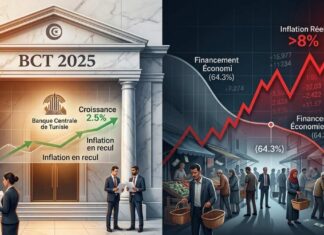 Tunisie 2025 : L’illusion de la stabilité face à la réalité du décrochage économique Rapport BCT Economie